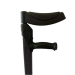 Muleta Axilar Telescopica Diseño Negro (ud)