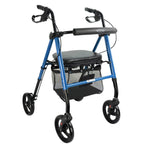 Rollator Alum. con Asiento Regulable en Altura (azul)