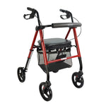 Rollator Alum. con Asiento Regulable en Altura (rojo)