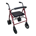 Rollator Alum. Frenos Por Presion, 200 Mm (rojo)