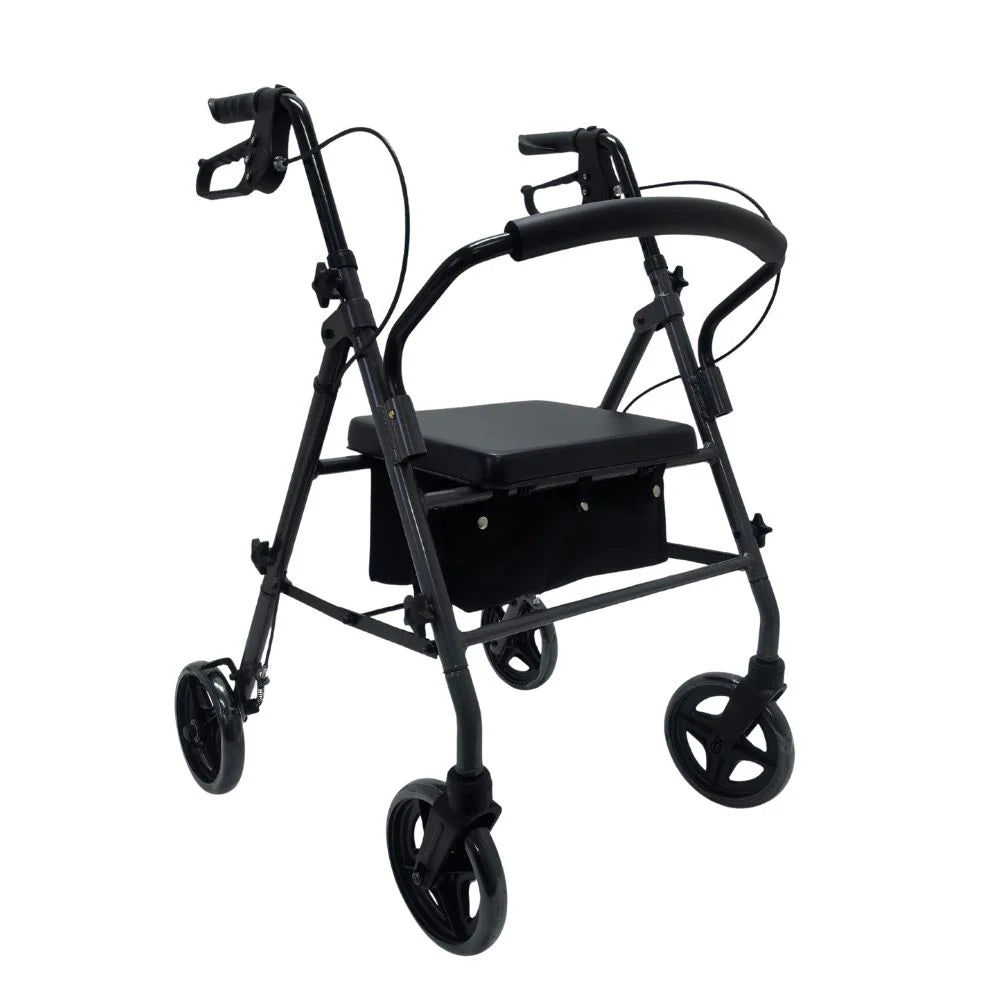 Rollator Alum. Plegable con Frenos (gris)