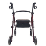 Rollator Alum. Plegable con Frenos (rojo)