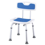 Silla de Baño Acolchada con Respaldo