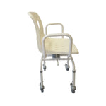 Silla de Ducha Giratoria con Ruedas