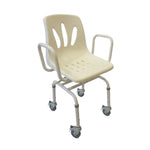 Silla de Ducha Giratoria con Ruedas