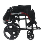 Silla de Ruedas Alu Trans Brz Abatibles