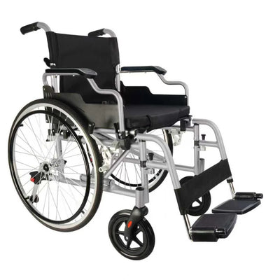 Silla de Ruedas Autopropulsable de Aluminio con Antivuelco