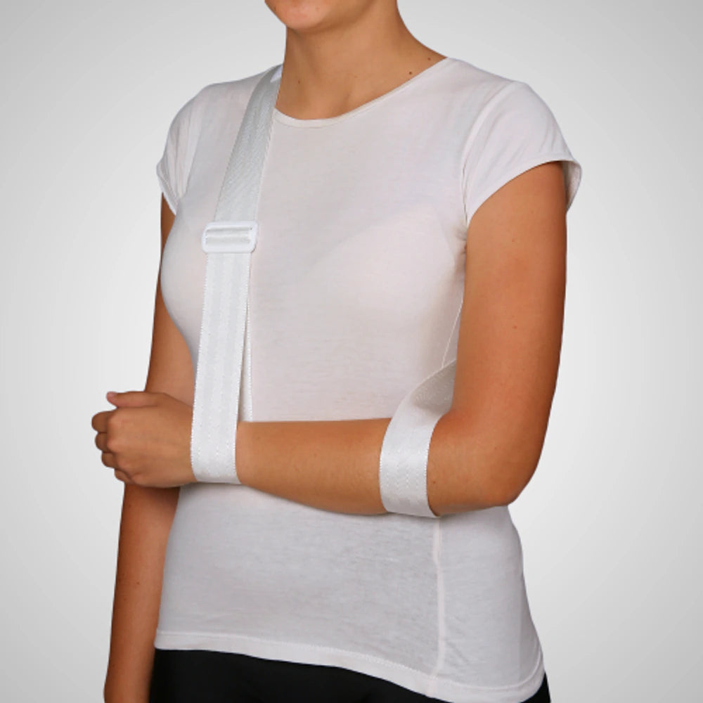 Soporte de brazo con cincha doble loop regulable