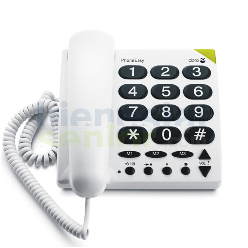 Doro PhoneEasy 311c - Teléfono Teclas de Ajuste Directo  