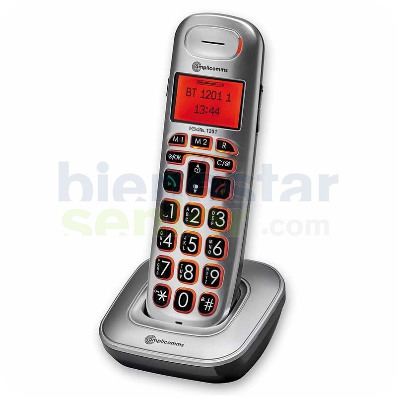 Teléfono Inalámbrico Adicional - amplicomms BigTel 1201