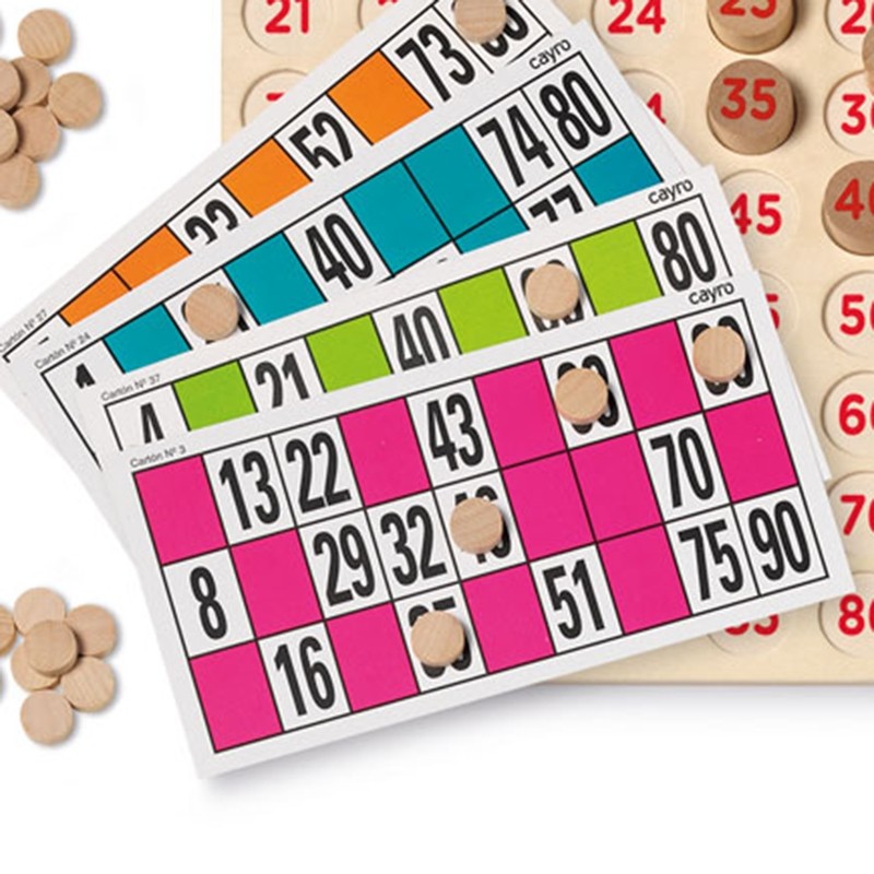 Juego de bingo para adultos mayores